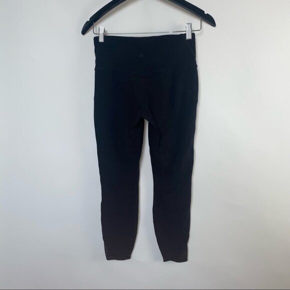 Athleta| High Rise Peekaboo‎ 7/8 Tight in Black, Legging #869241 - Picture 5 of 13